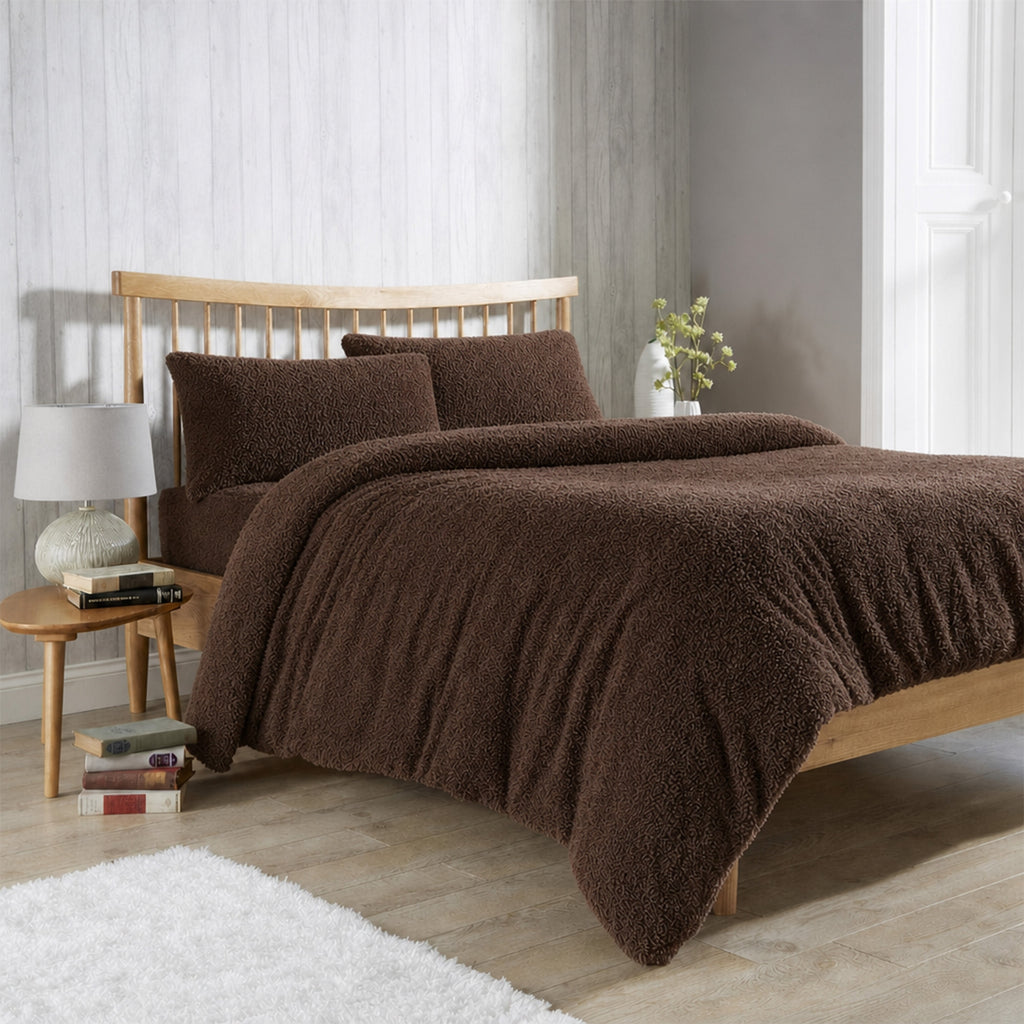 OLIVIA ROCCO Teddy Fleece Duvet Cover Set