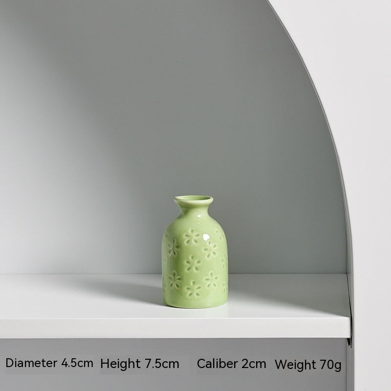 Mini Decorative Enamel Vase