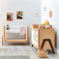 Gaia Baby Hera 2 Piece Room Set - Natural/Walnut