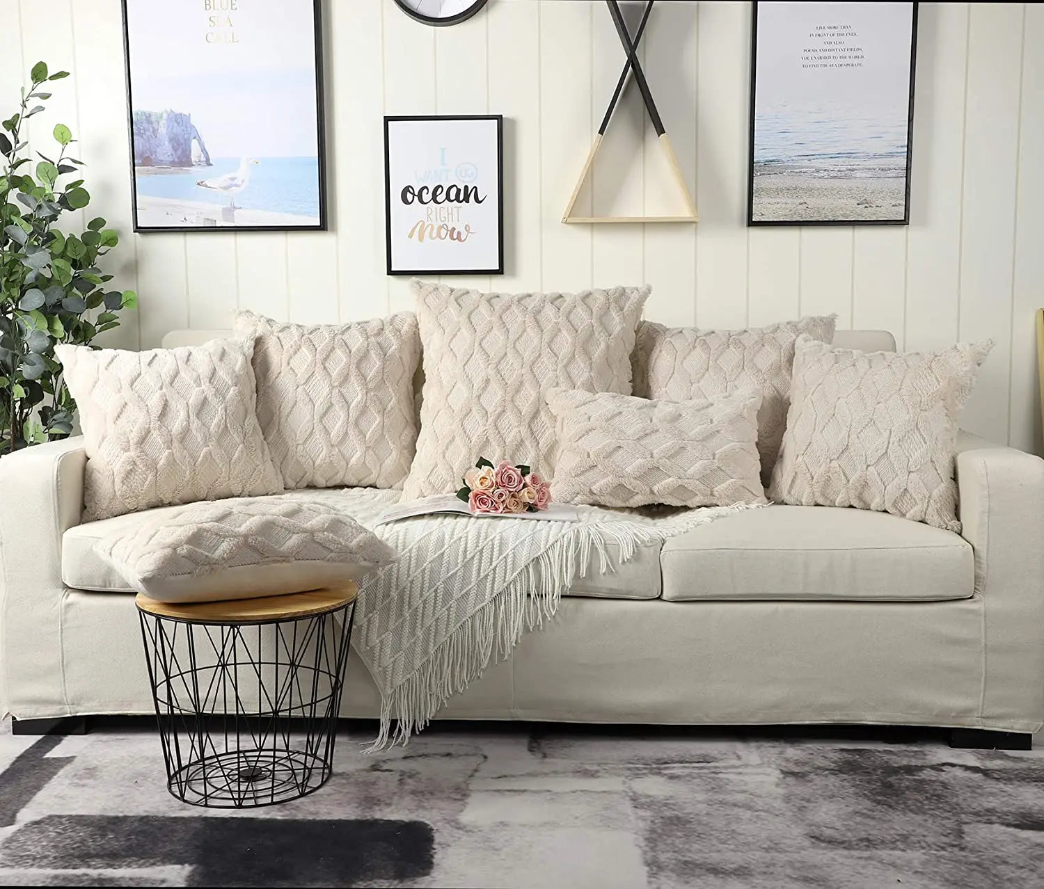 Soft Decorative Pillowcase Cozy Cushion Cover Home Decor Throw Pillow Cover Living Room Bedroom Sofa Christmas Housse De Coussin