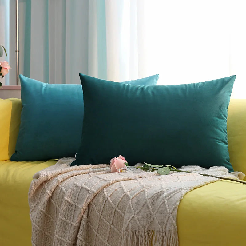 Nordic Soft Velvet Cushion Cover