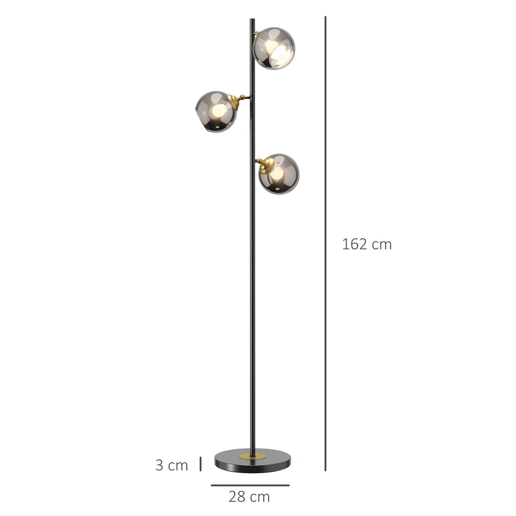 Tree Floor Lamp with 3 Lights