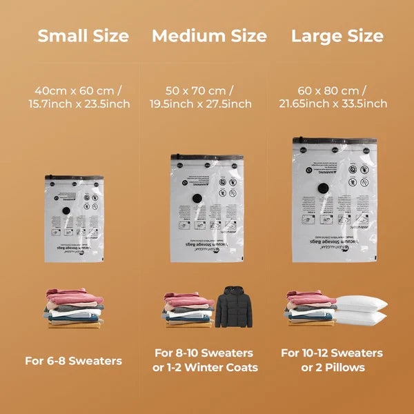 Vacuum storage Bags Pack of 4