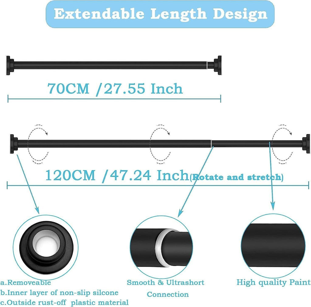 Extendable Tension Rod 70.5-120cm