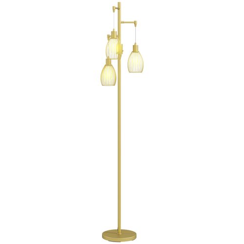 Industrial Floor Lamp - Gold